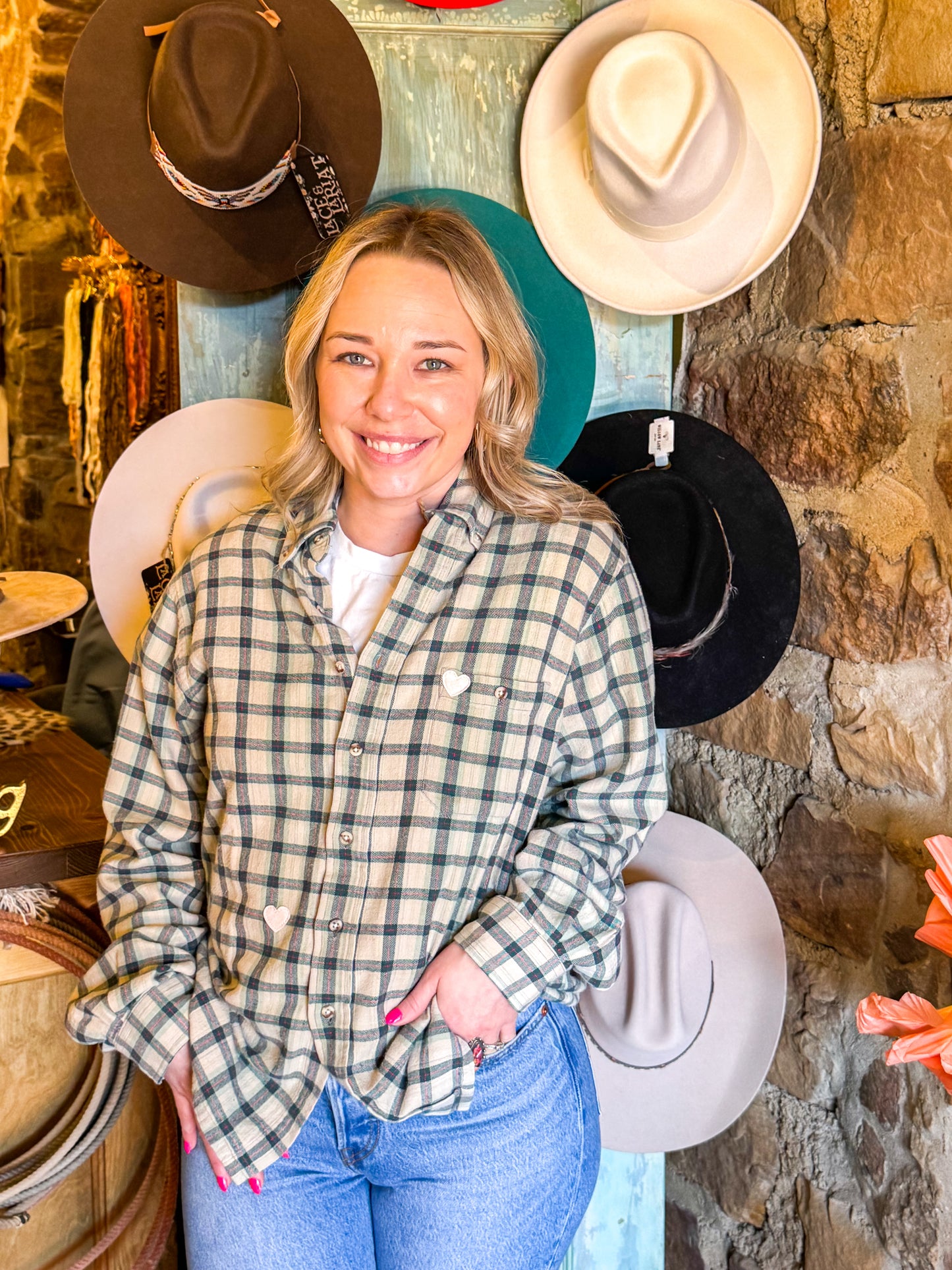 BBlessed flannel, the luxury flannel line. Size Largish