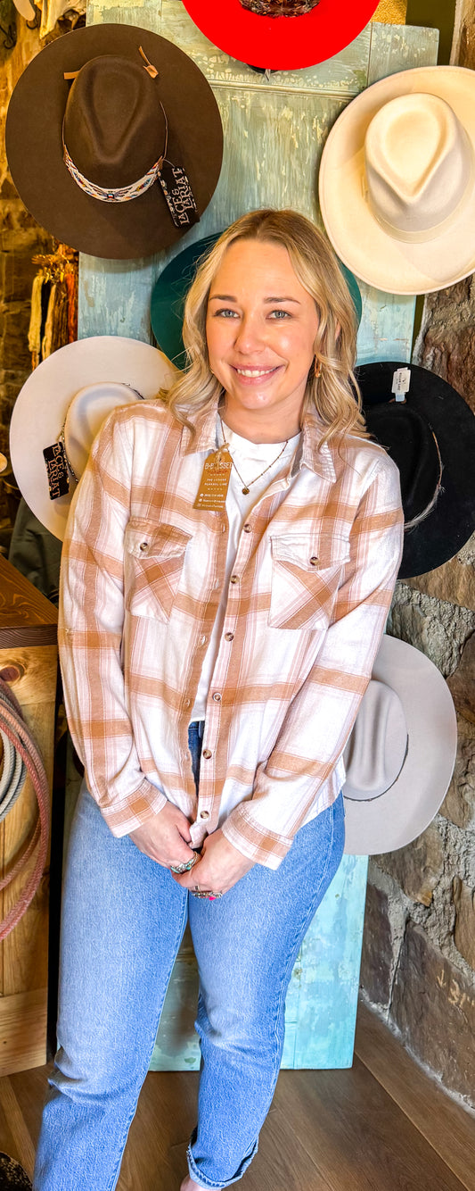 BBlessed flannel, the luxury flannel line. Size Mediumish.