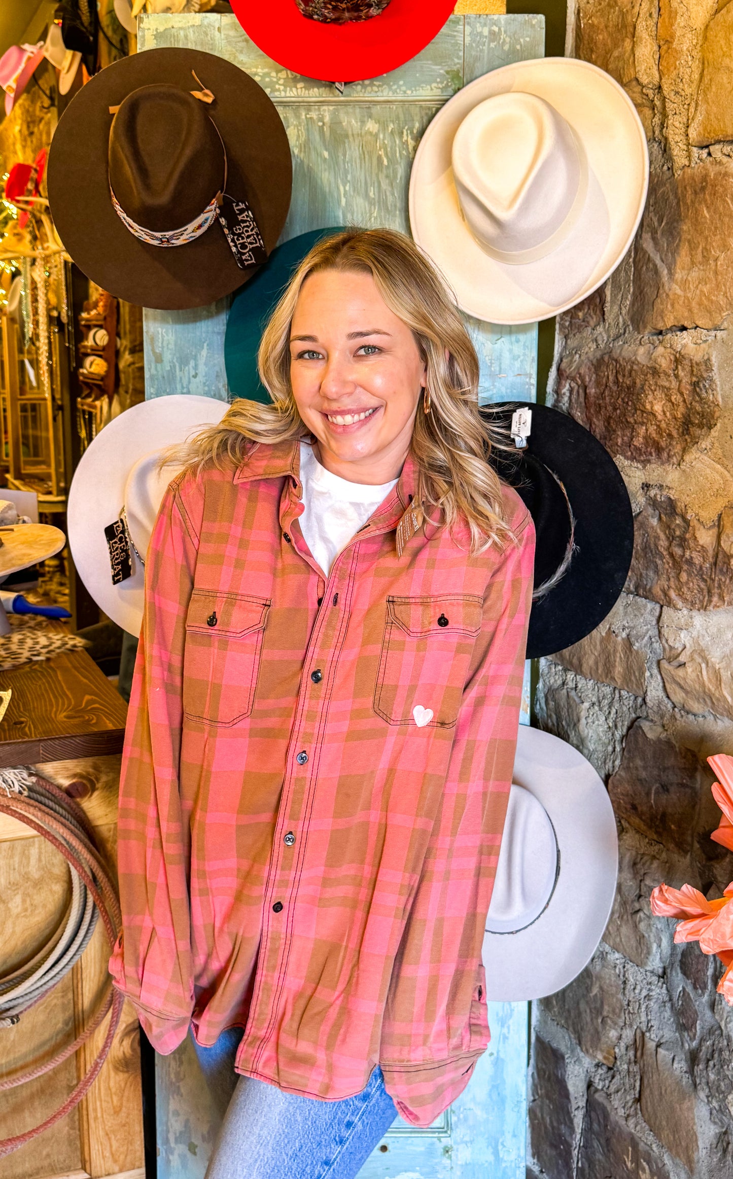 BBlessed flannel, the luxury flannel line. Size XLargish