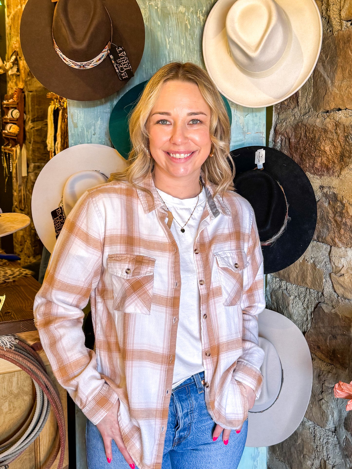 BBlessed flannel, the luxury flannel line. Size Mediumish.