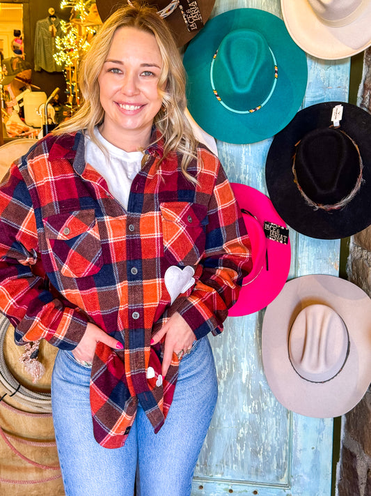 BBlessed flannel, the luxury flannel line. Size XLargish