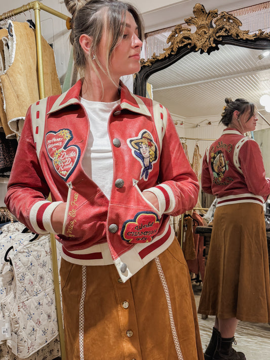 Double D Ranch Donna’s Varsity Jacket.