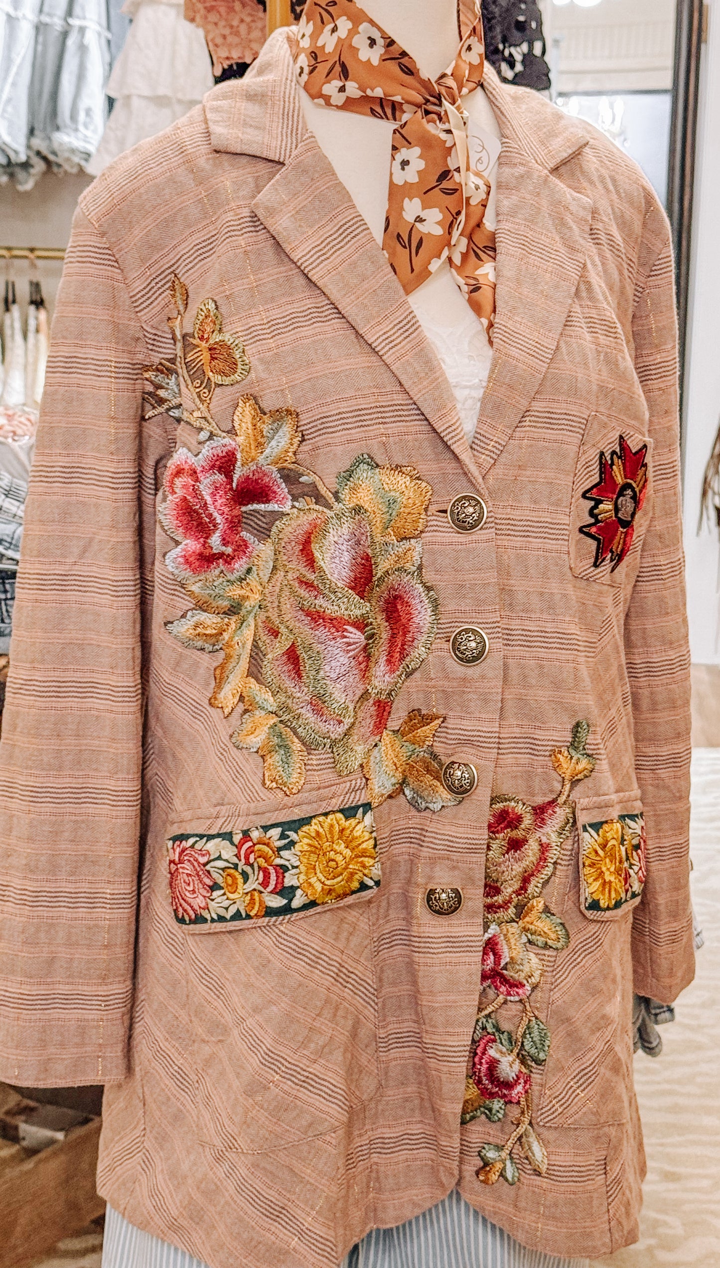 Sudden sensation blazer jacket by Aratta.